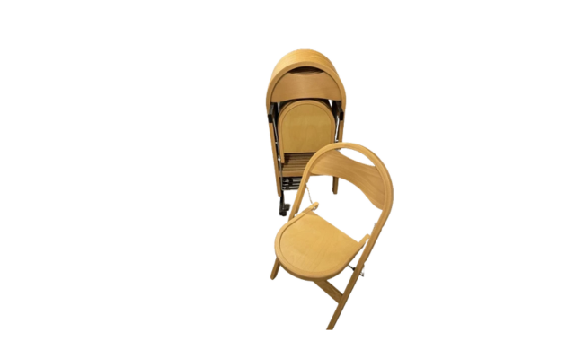 10 st klappskolar i trä